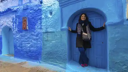Ritratto di Sonia, referente italiana di Direzione Marocco
